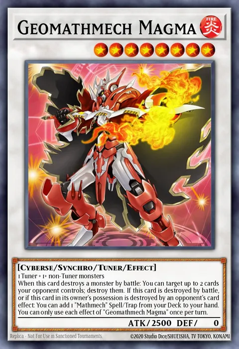 Geomathmech Magma trading card