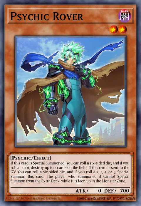 Psychic Rover trading card