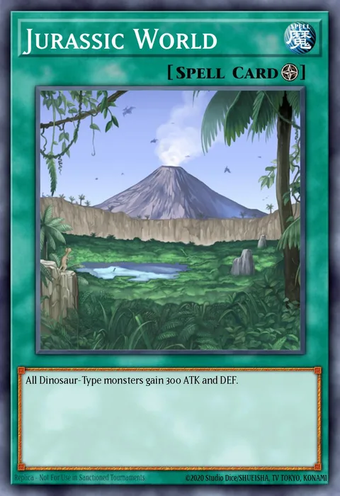Jurassic World trading card