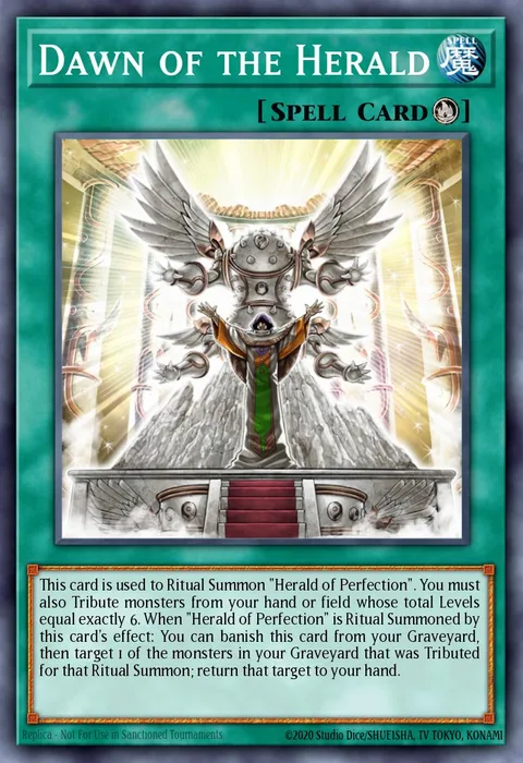 Dawn of the Herald trading card