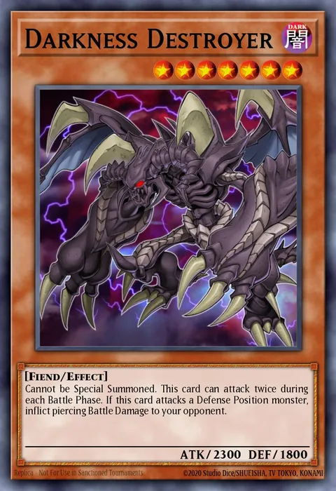 Darkness Destroyer trading card