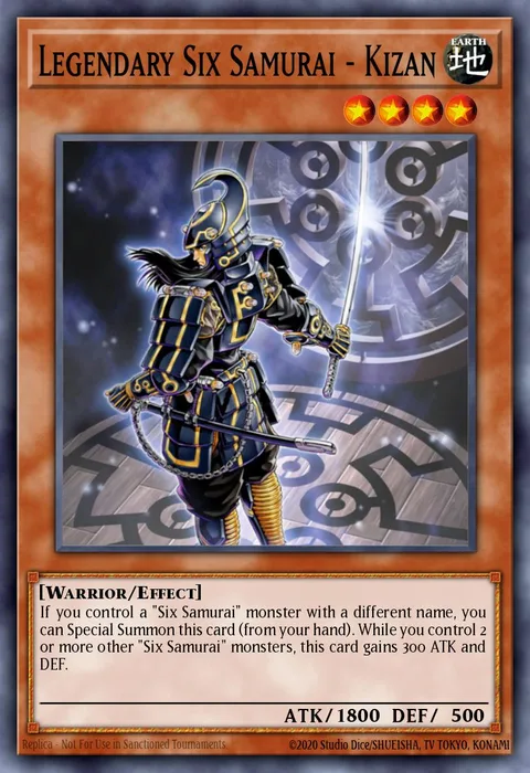 Legendary Six Samurai - Kizan trading card