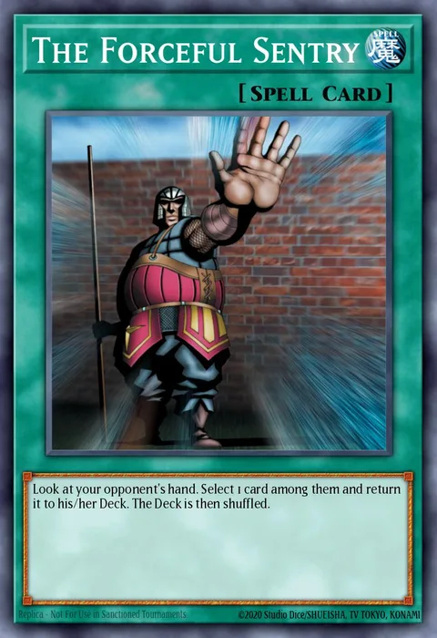 The Forceful Sentry trading card