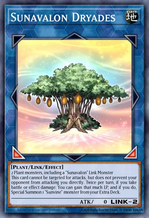 Sunavalon Dryades trading card