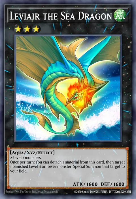 Leviair the Sea Dragon trading card