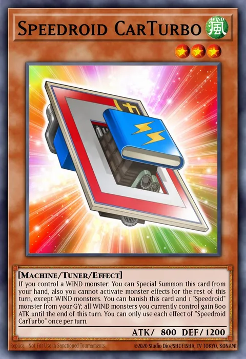 Speedroid CarTurbo trading card
