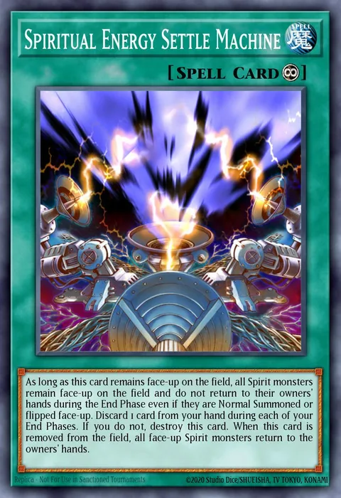 Spiritual Energy Settle Machine trading card