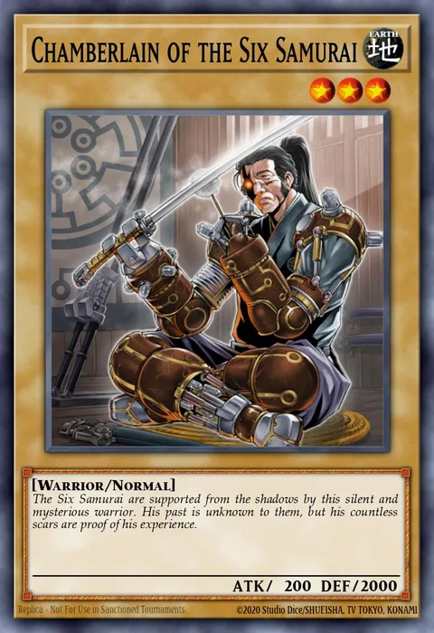 Chamberlain of the Six Samurai trading card