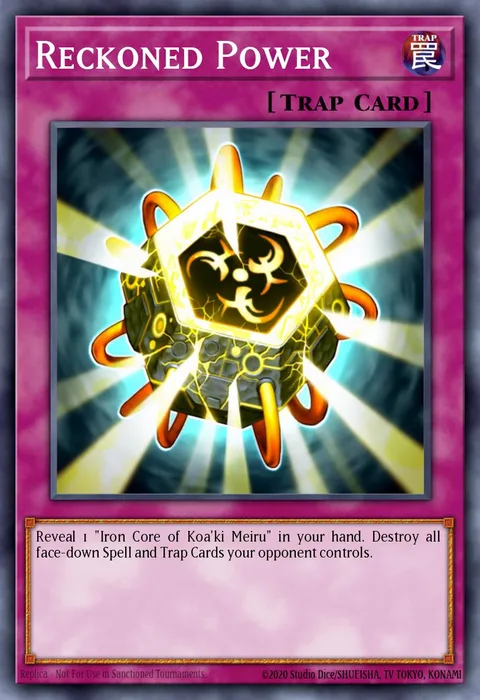 Reckoned Power trading card