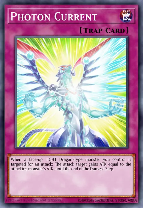 Photon Current trading card