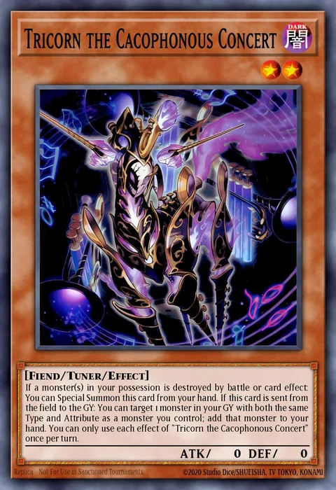 Tricorn the Cacophonous Concert trading card