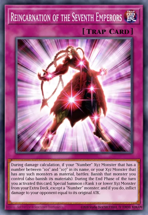 Reincarnation of the Seventh Emperors trading card