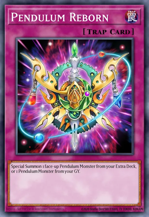 Pendulum Reborn trading card