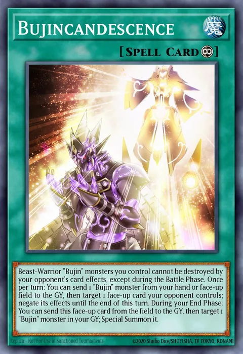 Bujincandescence trading card