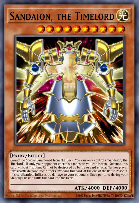 Sandaion, the Timelord trading card