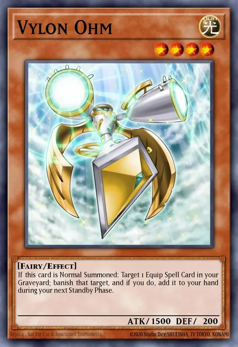 Vylon Ohm trading card