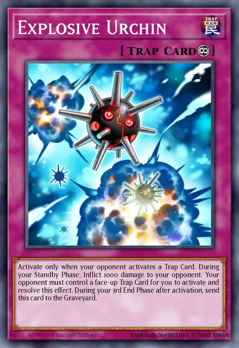Explosive Urchin trading card