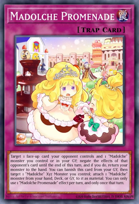 Madolche Promenade trading card