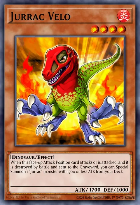 Jurrac Velo trading card