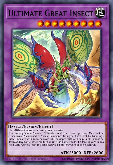 Ultimate Great Insect trading card