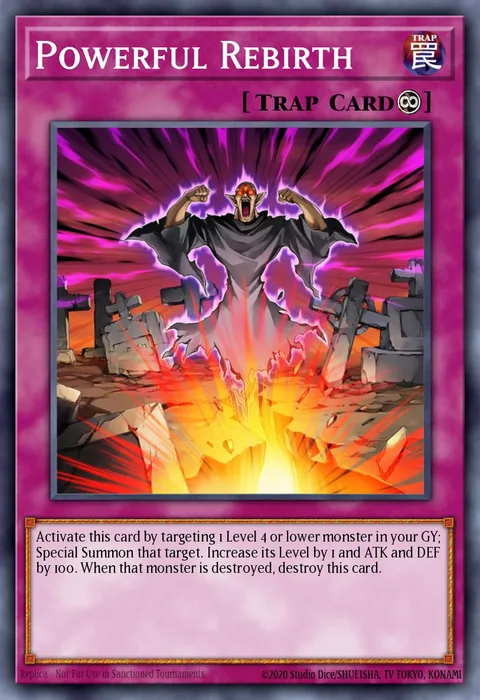 Powerful Rebirth trading card