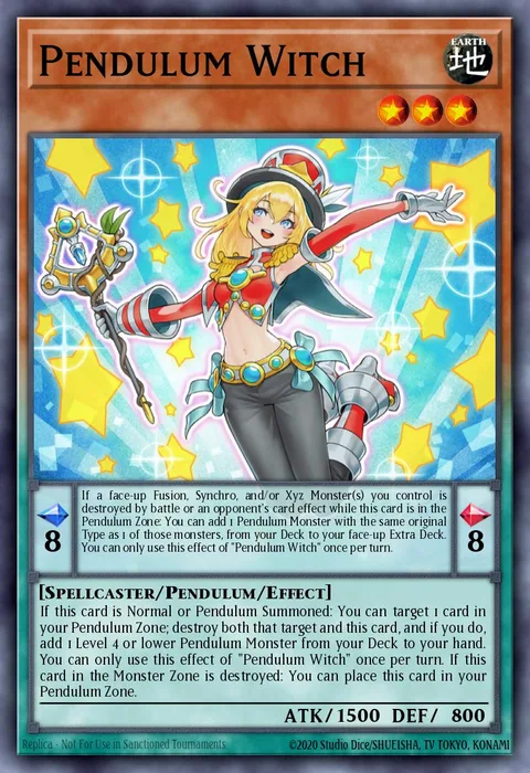 Pendulum Witch trading card