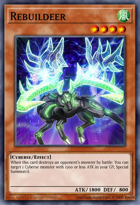 Rebuildeer trading card