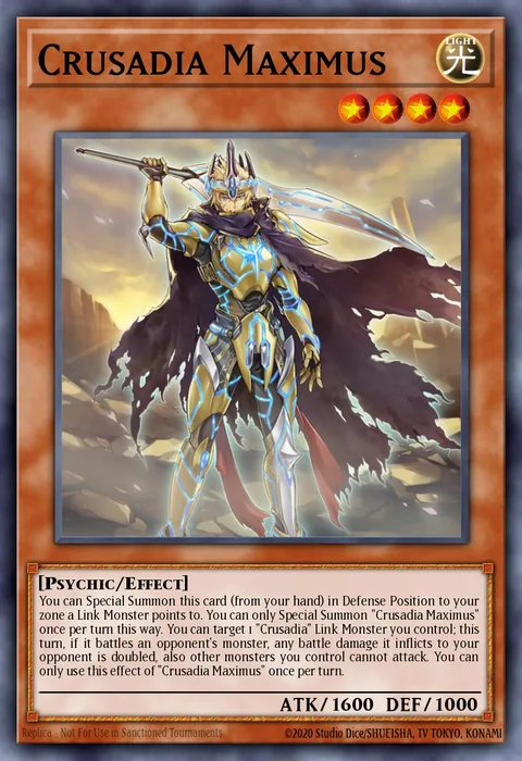 Crusadia Maximus trading card
