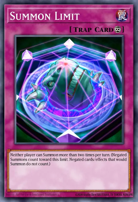 Summon Limit trading card