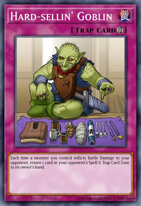 Hard-sellin' Goblin trading card