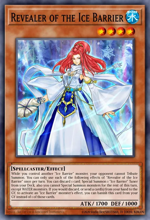 Revealer of the Ice Barrier trading card