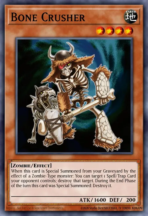 Bone Crusher trading card