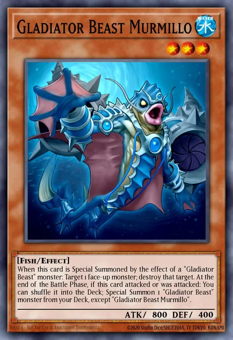 Gladiator Beast Murmillo trading card