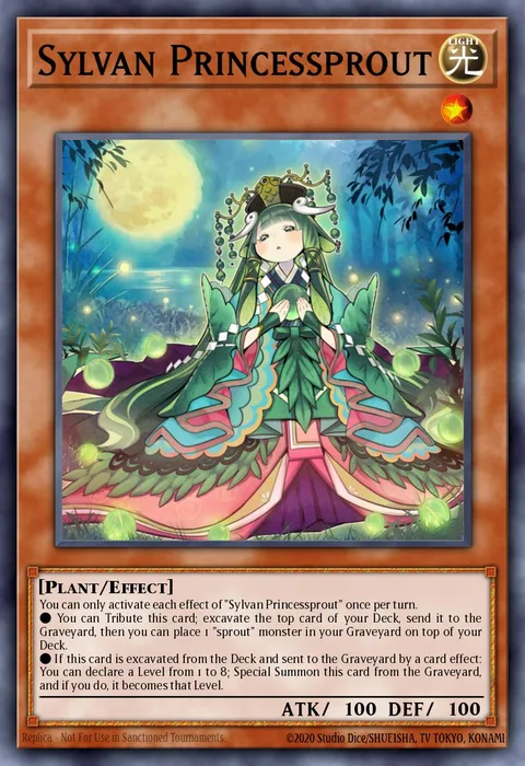 Sylvan Princessprout trading card