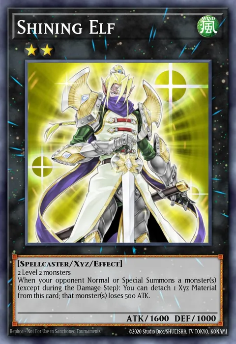 Shining Elf trading card