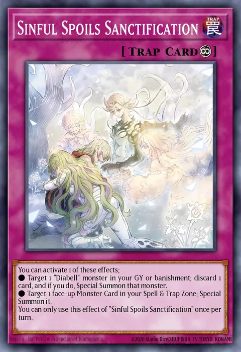 Sinful Spoils Sanctification trading card