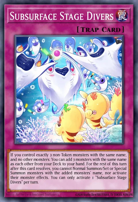 Subsurface Stage Divers trading card