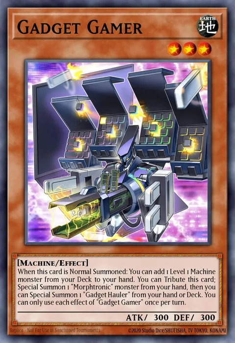 Gadget Gamer trading card