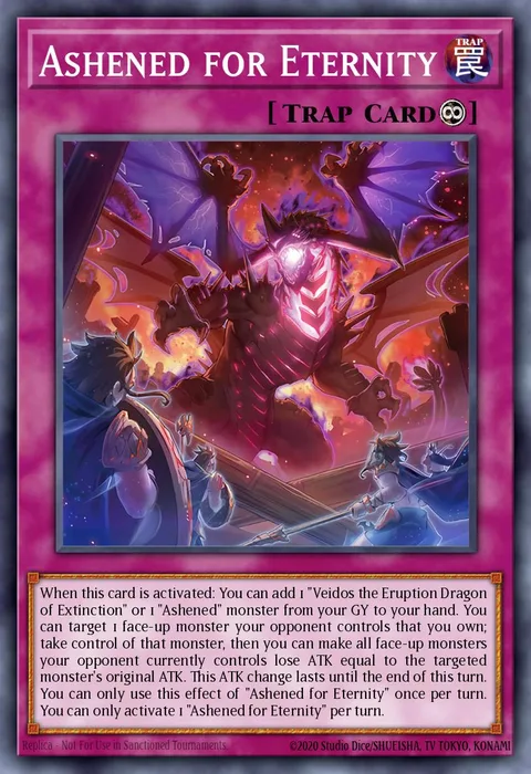 Ashened for Eternity trading card