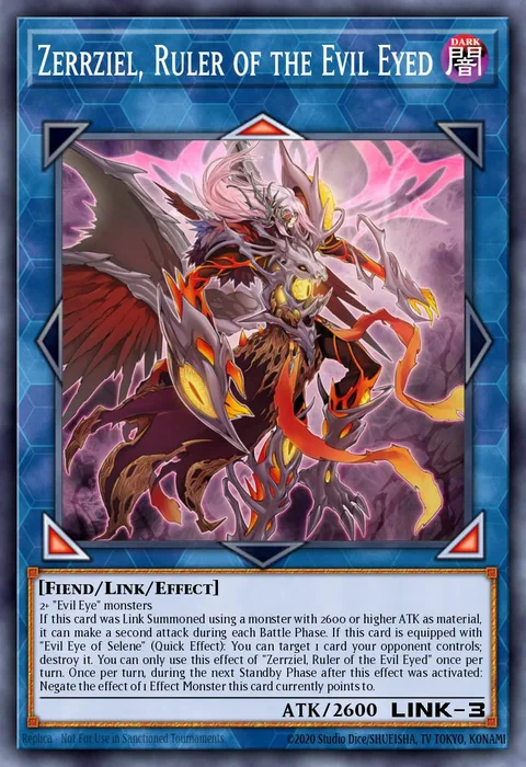 Zerrziel, Ruler of the Evil Eyed trading card