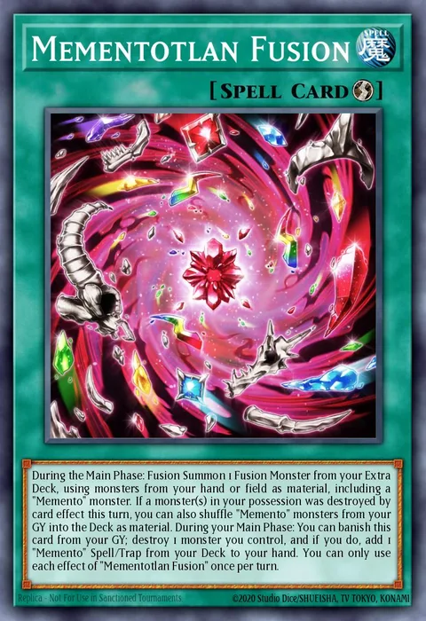 Mementotlan Fusion trading card