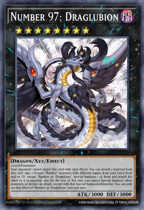 Number 97: Draglubion trading card