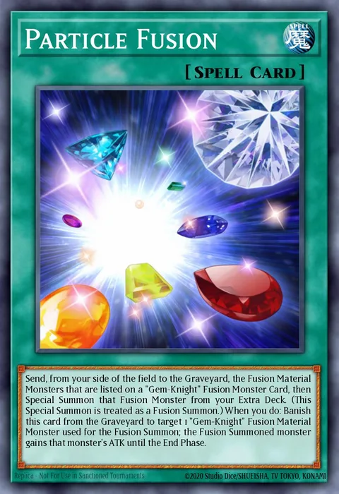 Particle Fusion trading card