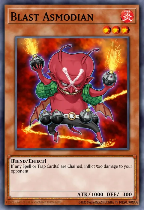 Blast Asmodian trading card