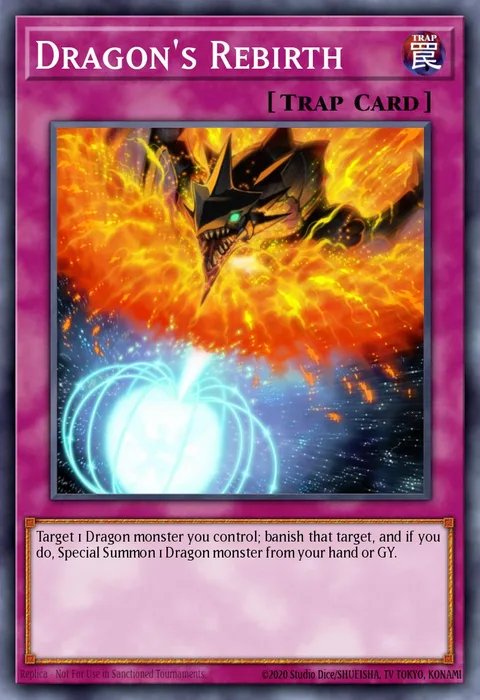 Dragon's Rebirth trading card