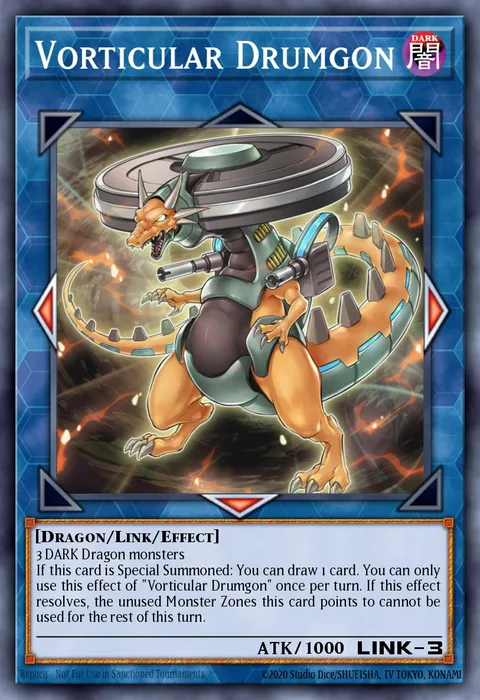 Vorticular Drumgon trading card