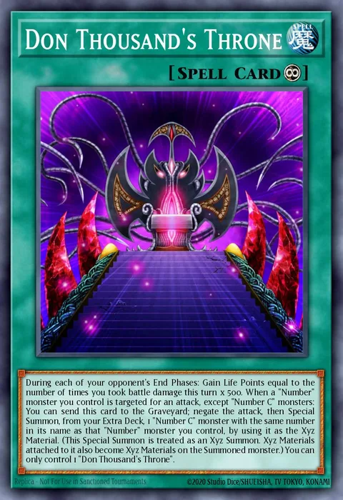 Don Thousand's Throne trading card