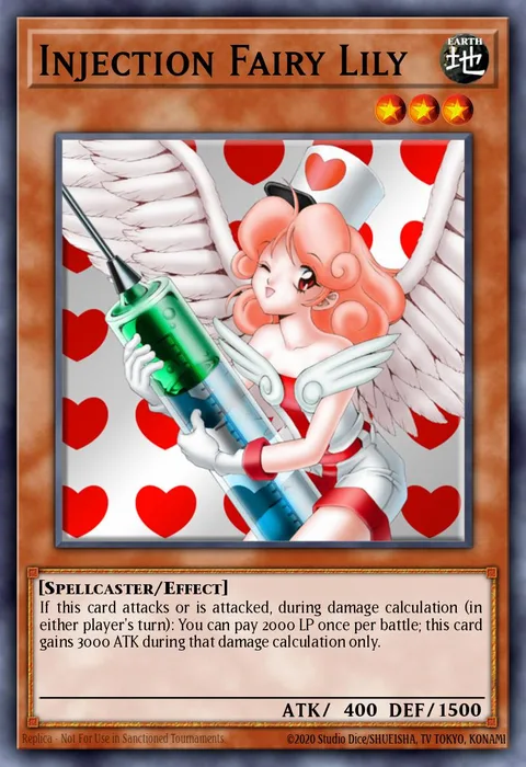 Injection Fairy Lily trading card