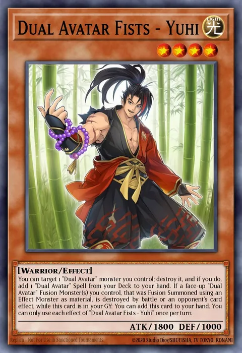 Dual Avatar Fists - Yuhi trading card