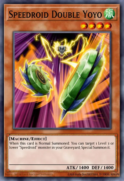 Speedroid Double Yoyo trading card